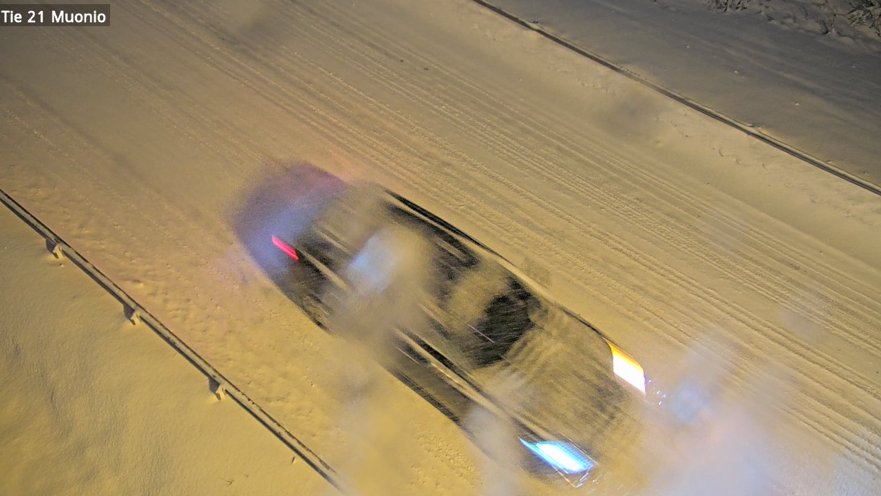 Weather Camera Image Väg 21 Muonio, Muonio, Lappi