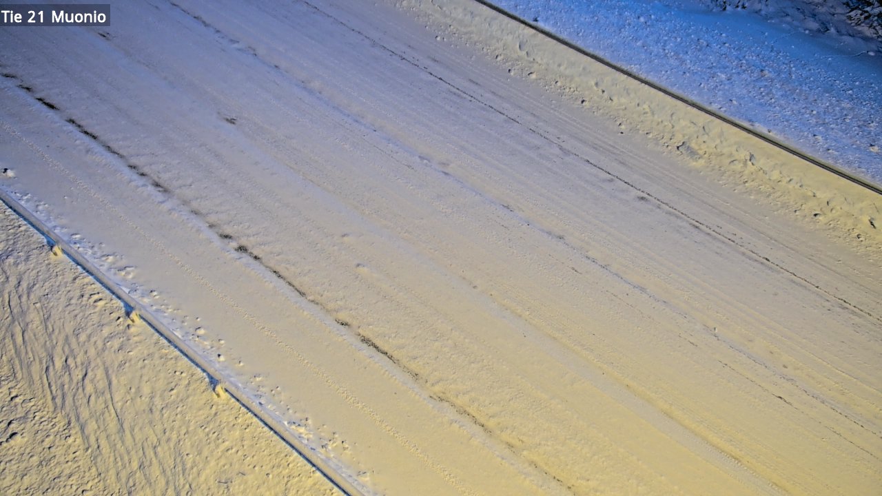Weather Camera Image Väg 21 Muonio, Muonio, Lappi