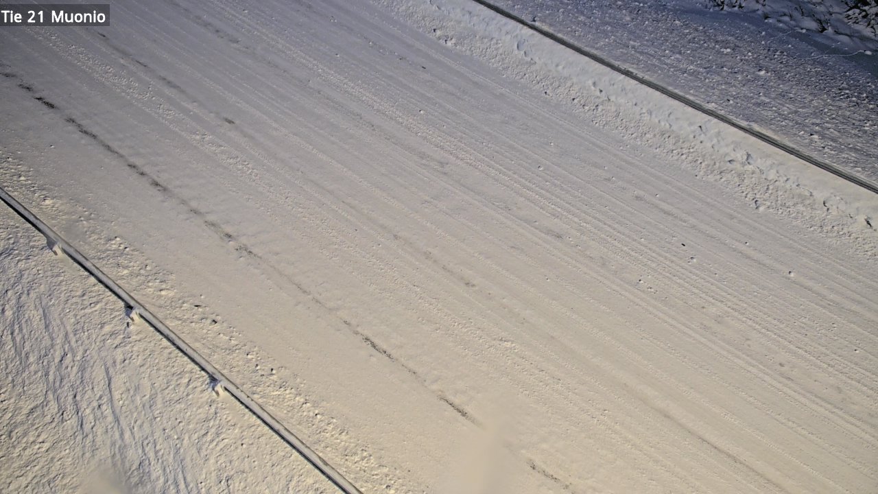Weather Camera Image Väg 21 Muonio, Muonio, Lappi