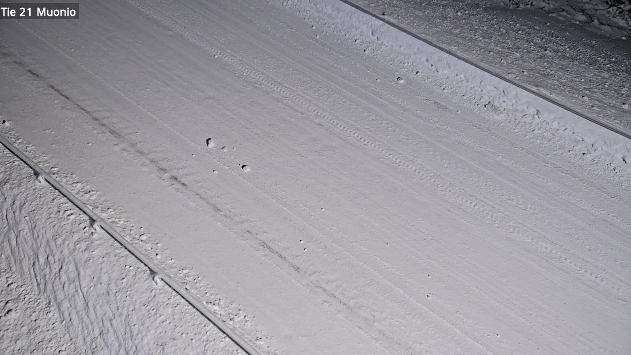 Weather Camera Image Väg 21 Muonio, Muonio, Lappi
