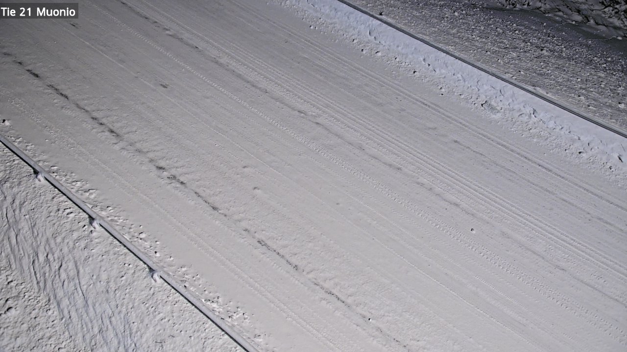 Weather Camera Image Väg 21 Muonio, Muonio, Lappi