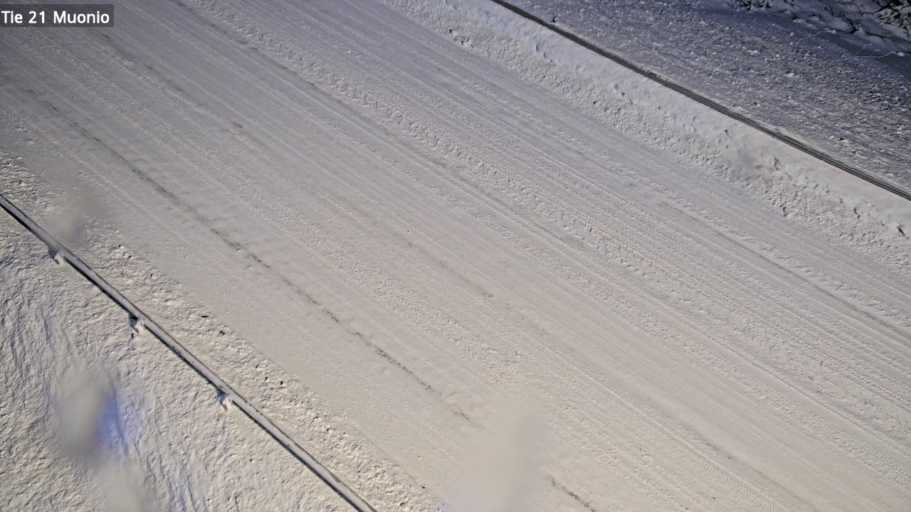 Weather Camera Image Väg 21 Muonio, Muonio, Lappi