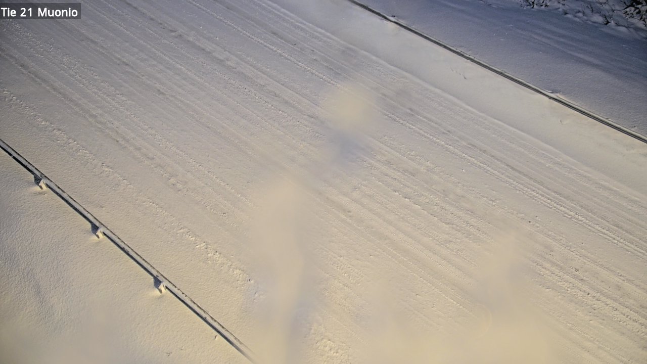 Weather Camera Image Väg 21 Muonio, Muonio, Lappi