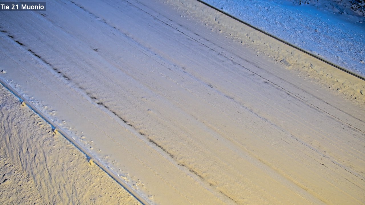 Weather Camera Image Väg 21 Muonio, Muonio, Lappi