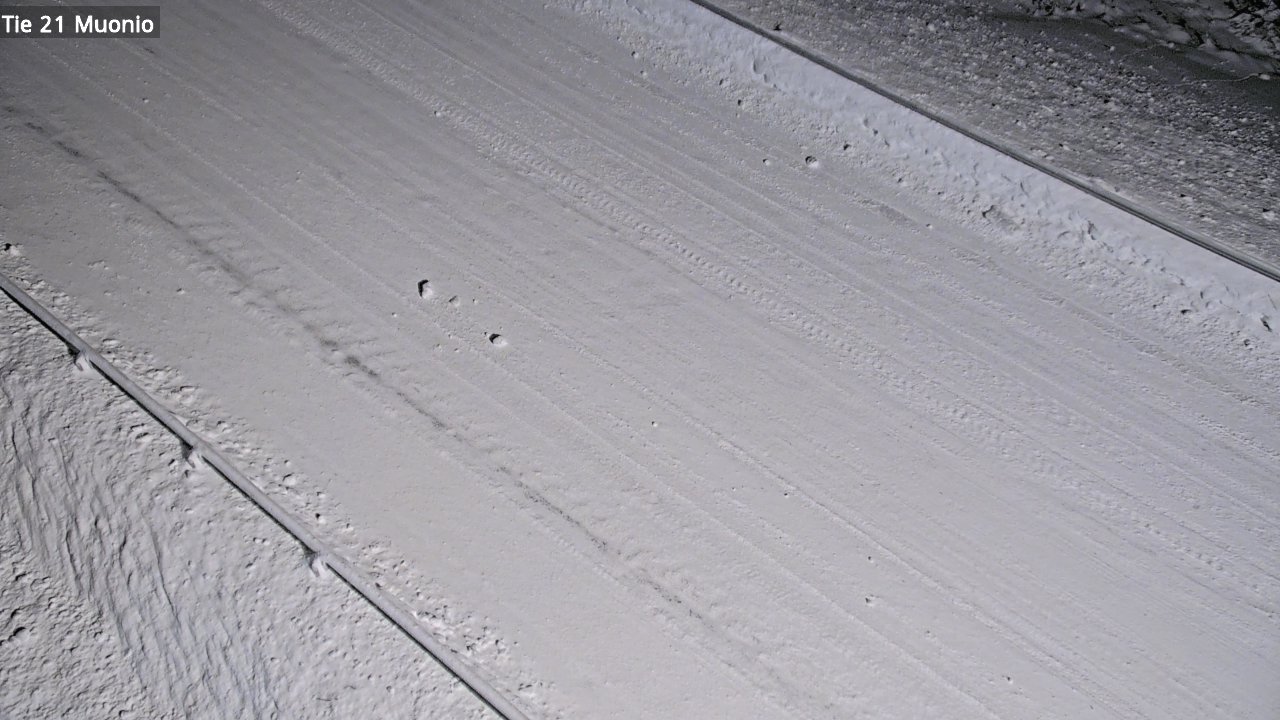 Weather Camera Image Väg 21 Muonio, Muonio, Lappi