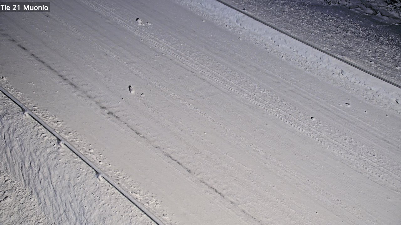 Weather Camera Image Väg 21 Muonio, Muonio, Lappi