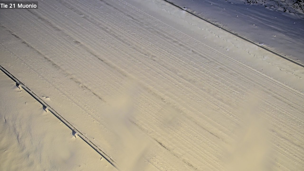 Weather Camera Image Väg 21 Muonio, Muonio, Lappi