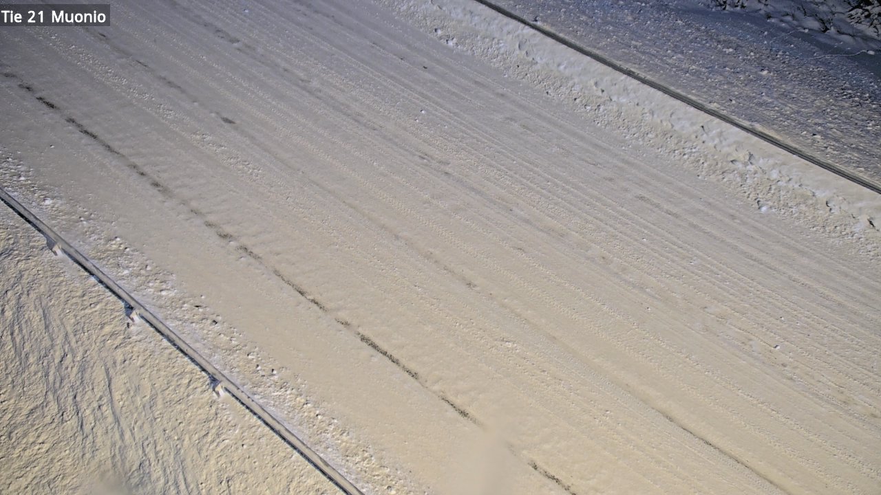 Weather Camera Image Väg 21 Muonio, Muonio, Lappi