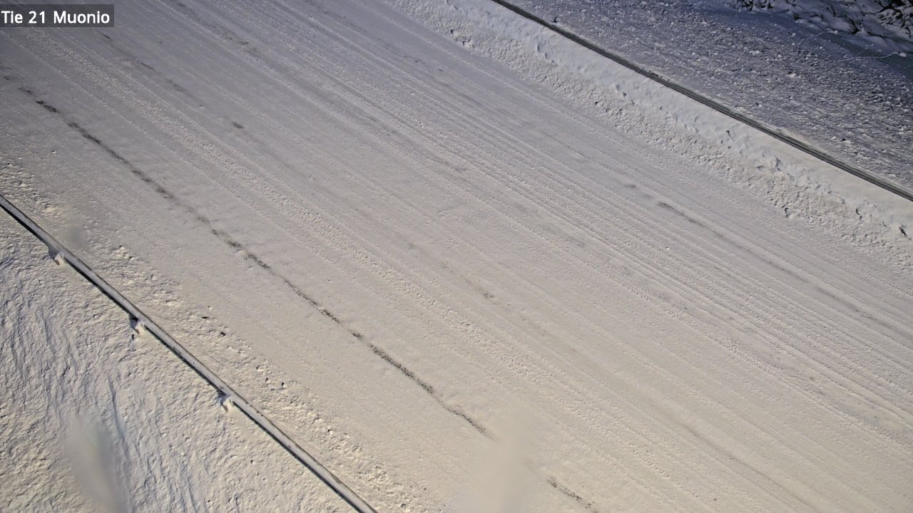 Weather Camera Image Väg 21 Muonio, Muonio, Lappi