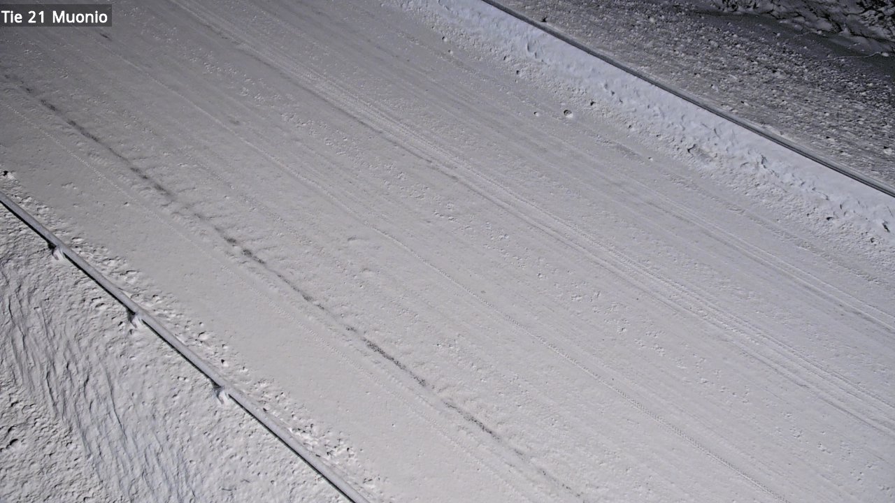 Weather Camera Image Väg 21 Muonio, Muonio, Lappi