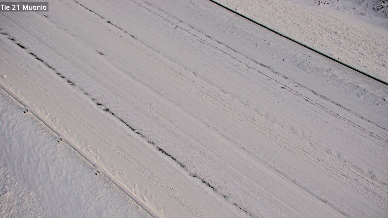 Weather Camera Image Väg 21 Muonio, Muonio, Lappi