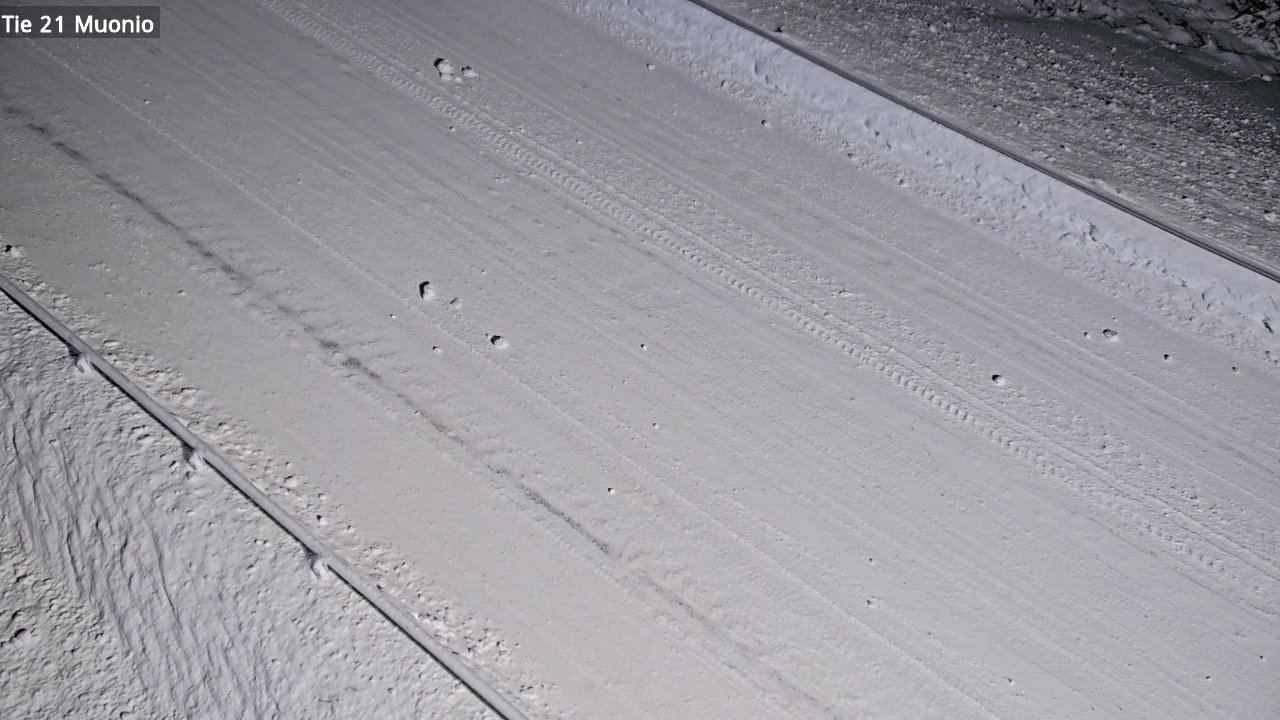 Weather Camera Image Väg 21 Muonio, Muonio, Lappi