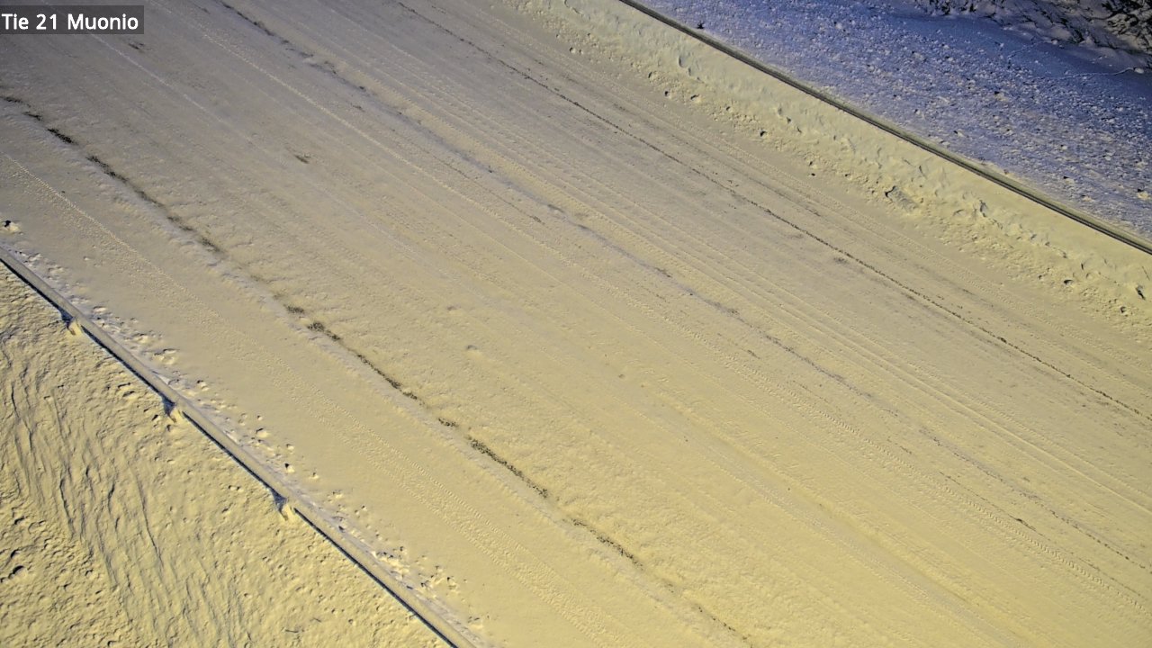 Weather Camera Image Väg 21 Muonio, Muonio, Lappi