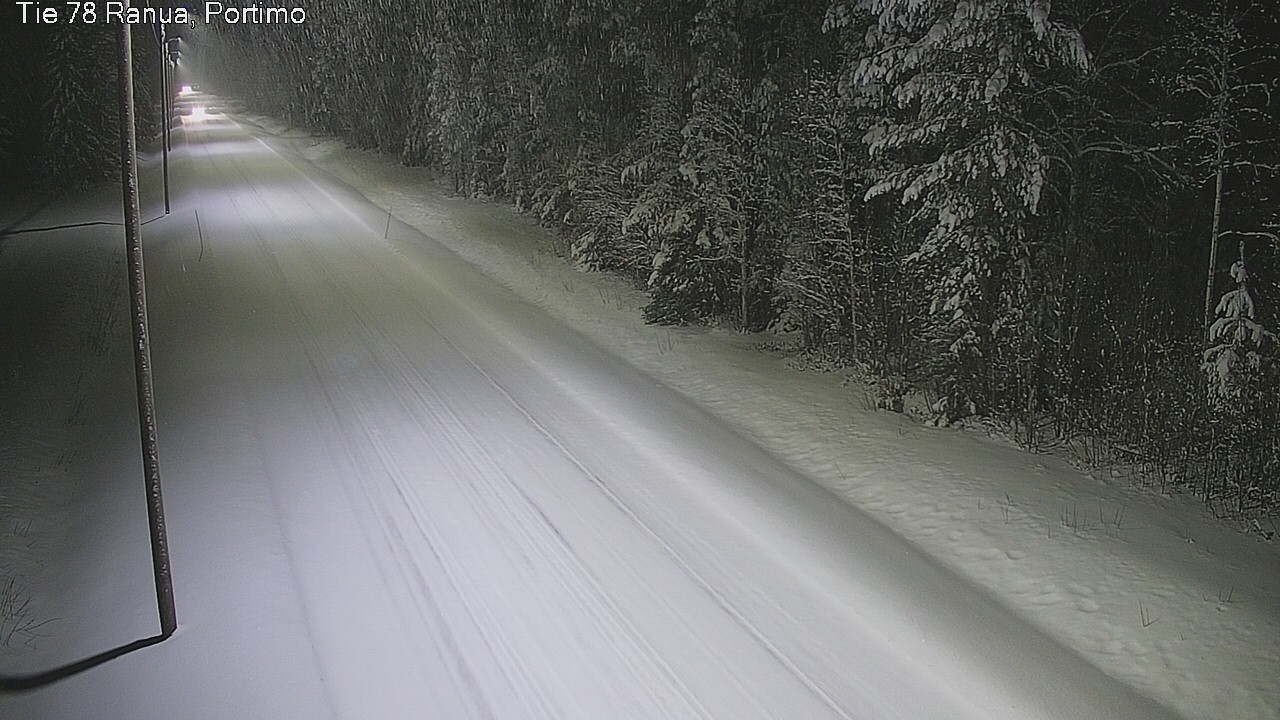 Weather Camera Image Väg 78 Ranua Portimo_Kevyt, Ranua, Lappi