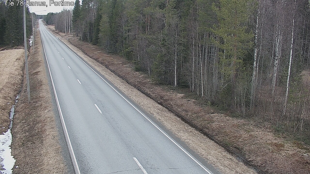 Weather Camera Image Väg 78 Ranua Portimo_Kevyt, Ranua, Lappi