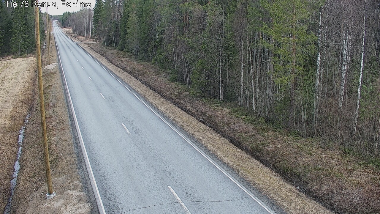 Weather Camera Image Väg 78 Ranua Portimo_Kevyt, Ranua, Lappi