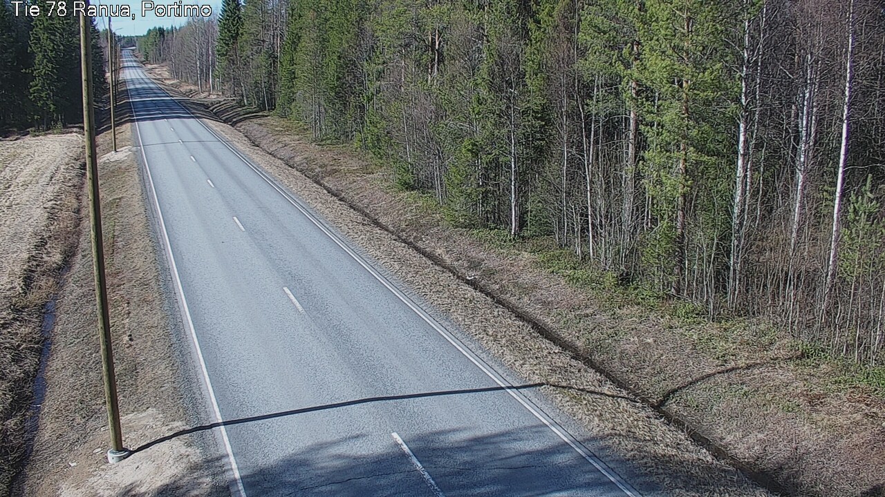 Weather Camera Image Väg 78 Ranua Portimo_Kevyt, Ranua, Lappi