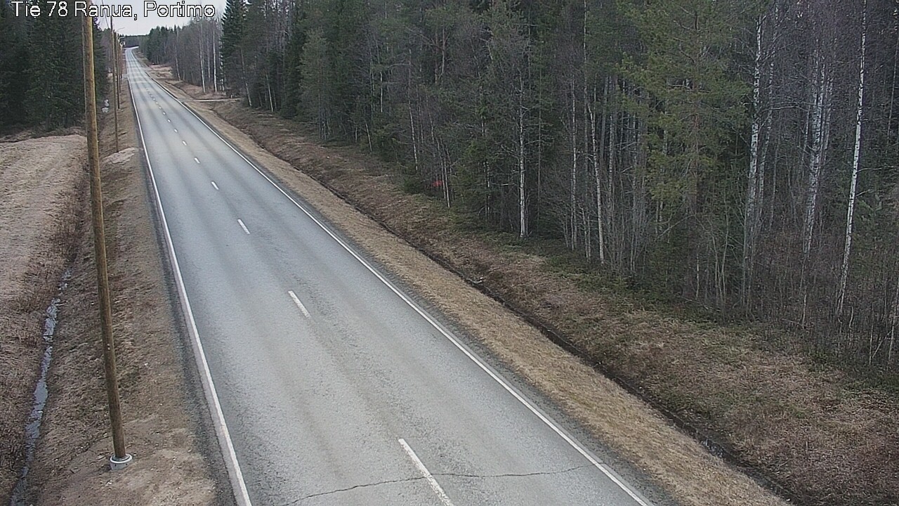 Weather Camera Image Väg 78 Ranua Portimo_Kevyt, Ranua, Lappi