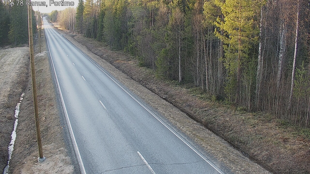 Weather Camera Image Väg 78 Ranua Portimo_Kevyt, Ranua, Lappi
