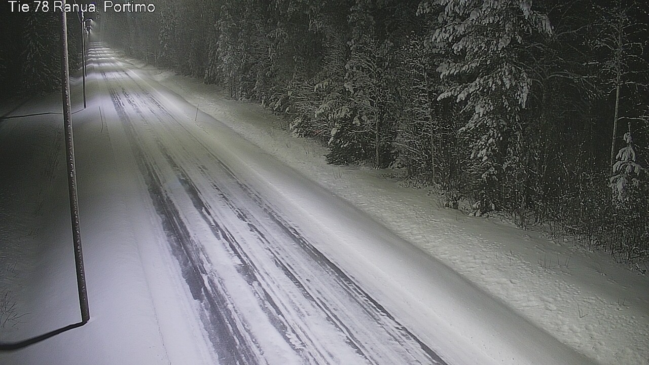 Weather Camera Image Väg 78 Ranua Portimo_Kevyt, Ranua, Lappi