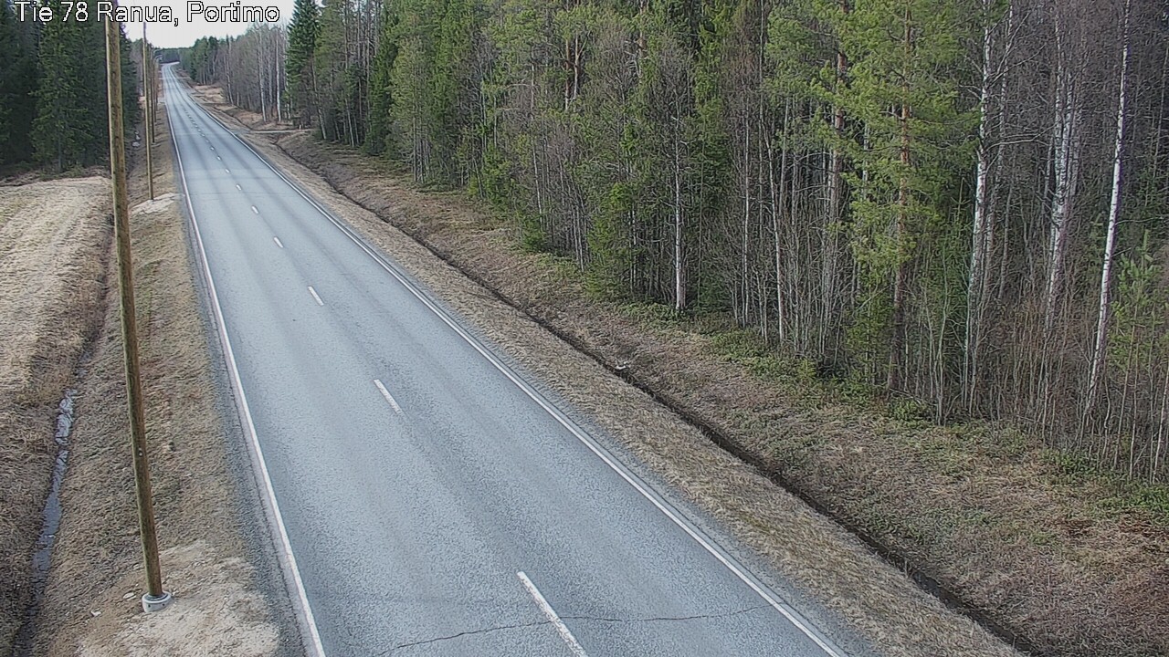 Weather Camera Image Väg 78 Ranua Portimo_Kevyt, Ranua, Lappi