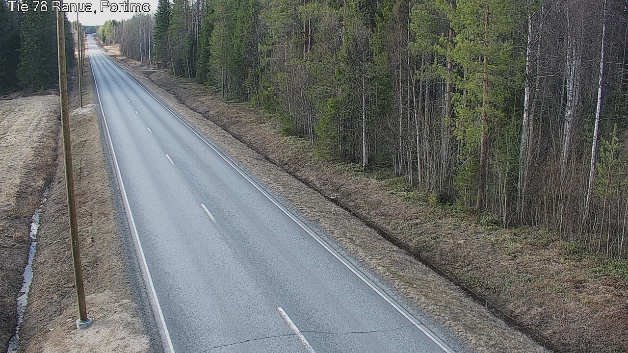 Weather Camera Image Väg 78 Ranua Portimo_Kevyt, Ranua, Lappi