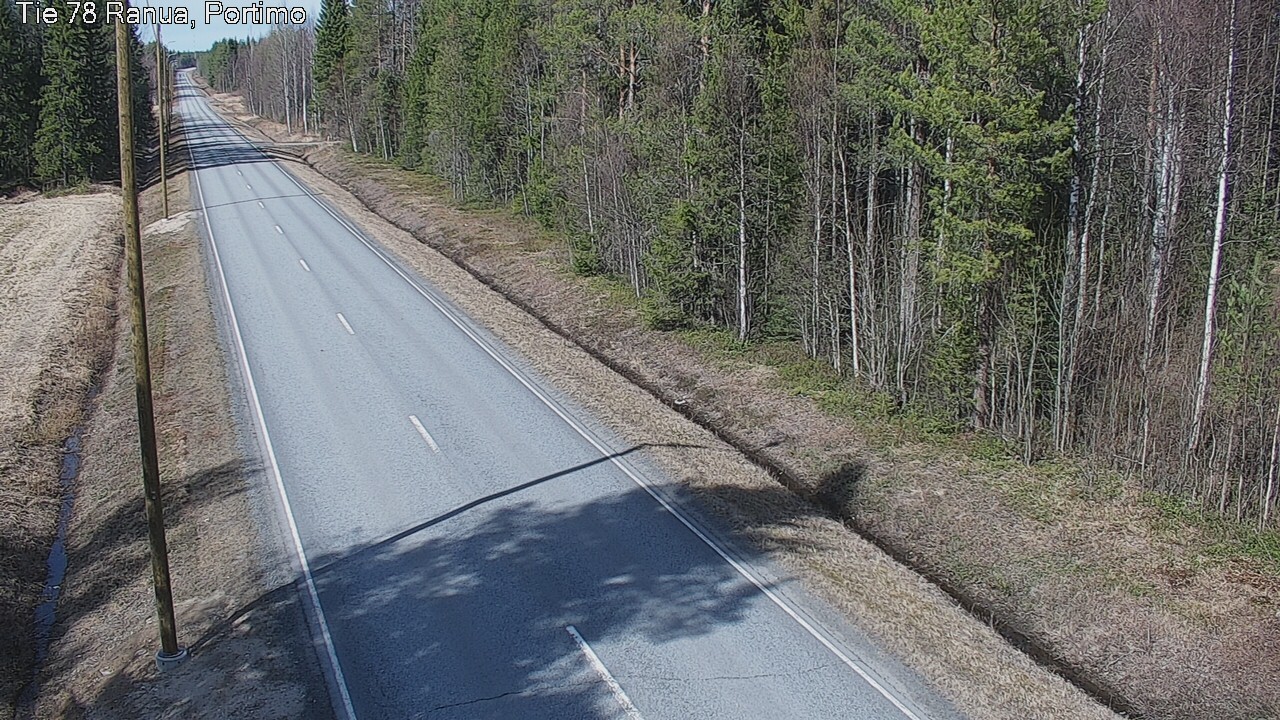 Weather Camera Image Väg 78 Ranua Portimo_Kevyt, Ranua, Lappi
