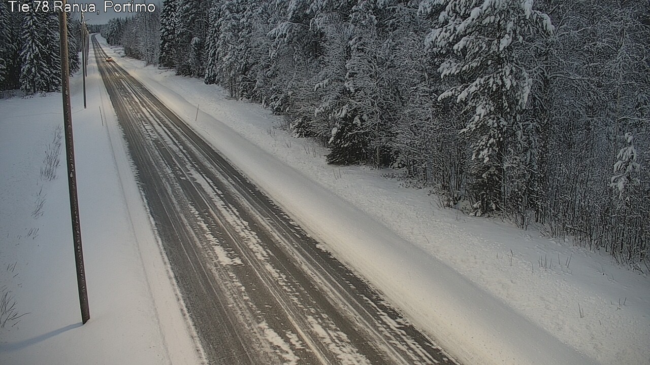 Weather Camera Image Väg 78 Ranua Portimo_Kevyt, Ranua, Lappi