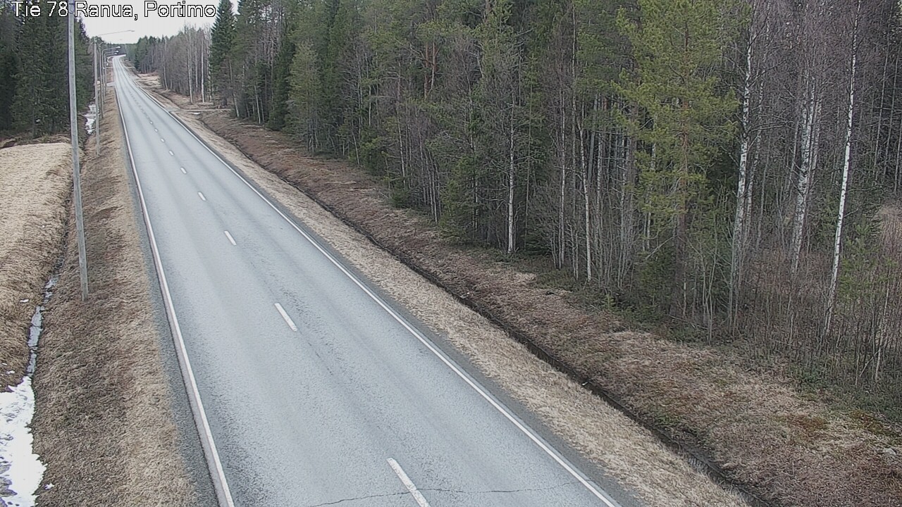 Weather Camera Image Road 78 Ranua Portimo_Kevyt, Ranua, Lappi