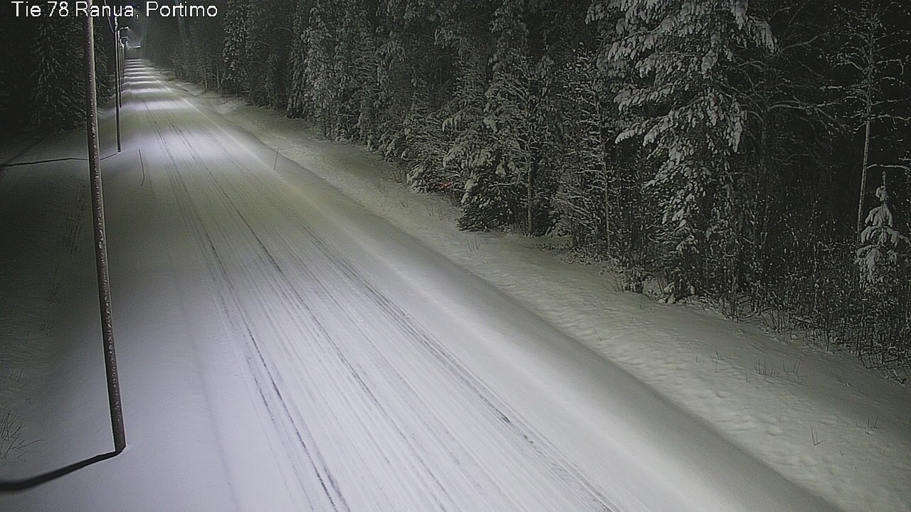 Weather Camera Image Väg 78 Ranua Portimo_Kevyt, Ranua, Lappi