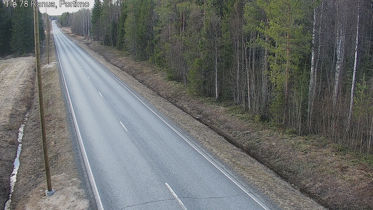 Weather Camera Image Väg 78 Ranua Portimo_Kevyt, Ranua, Lappi