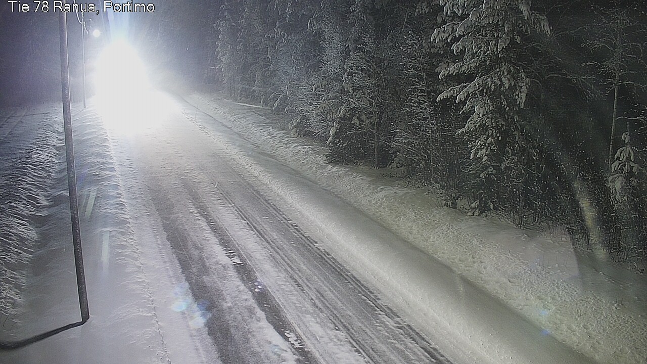 Weather Camera Image Väg 78 Ranua Portimo_Kevyt, Ranua, Lappi