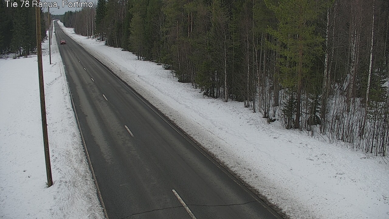 Weather Camera Image Väg 78 Ranua Portimo_Kevyt, Ranua, Lappi