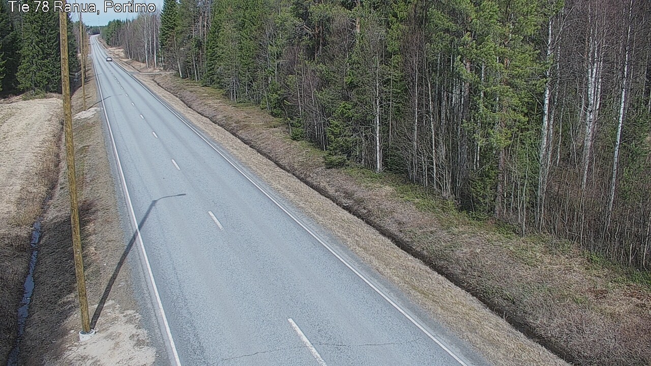 Weather Camera Image Väg 78 Ranua Portimo_Kevyt, Ranua, Lappi