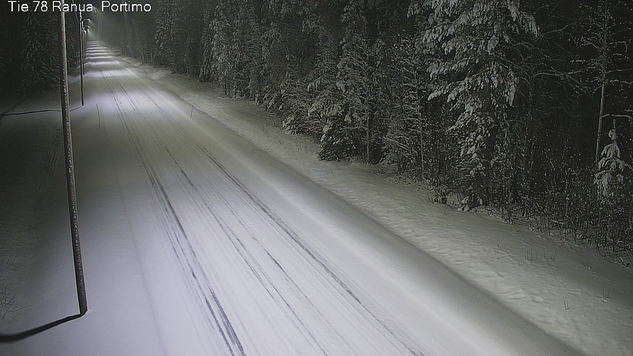 Weather Camera Image Väg 78 Ranua Portimo_Kevyt, Ranua, Lappi