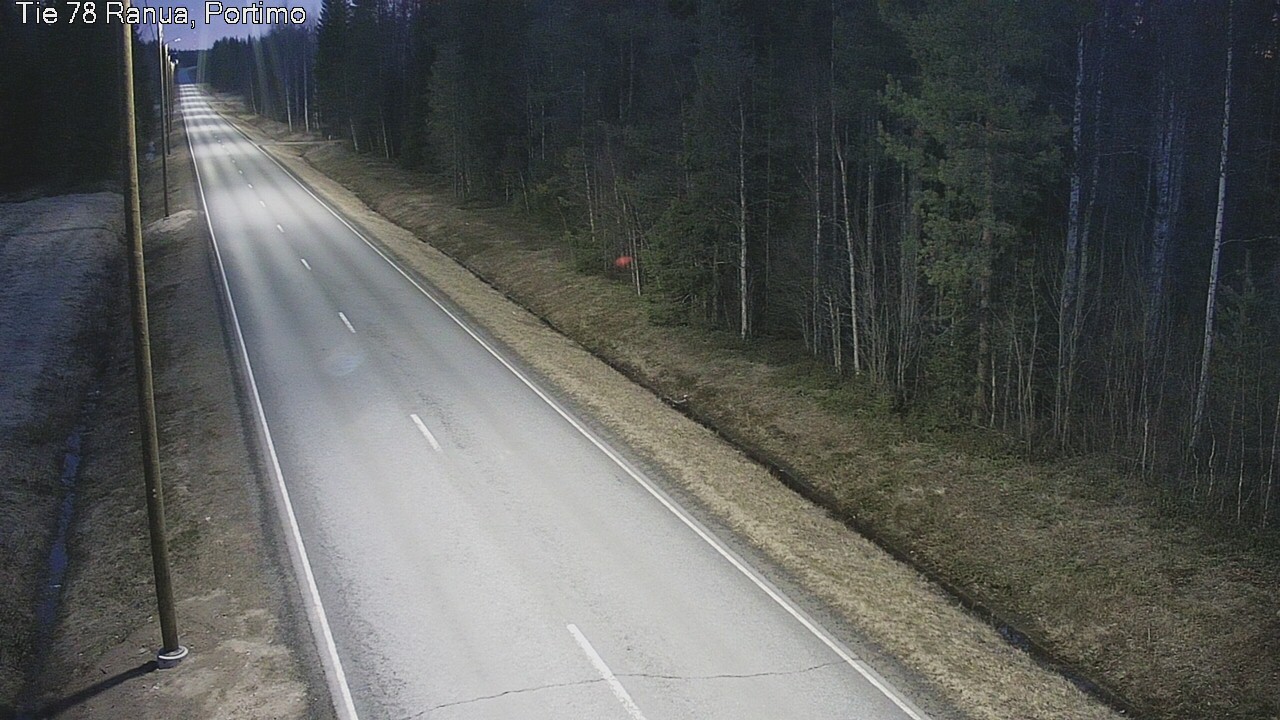 Weather Camera Image Väg 78 Ranua Portimo_Kevyt, Ranua, Lappi