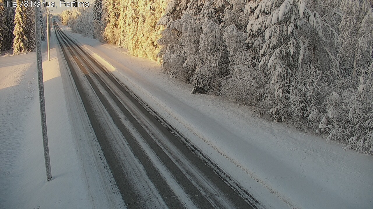Weather Camera Image Road 78 Ranua Portimo_Kevyt, Ranua, Lappi