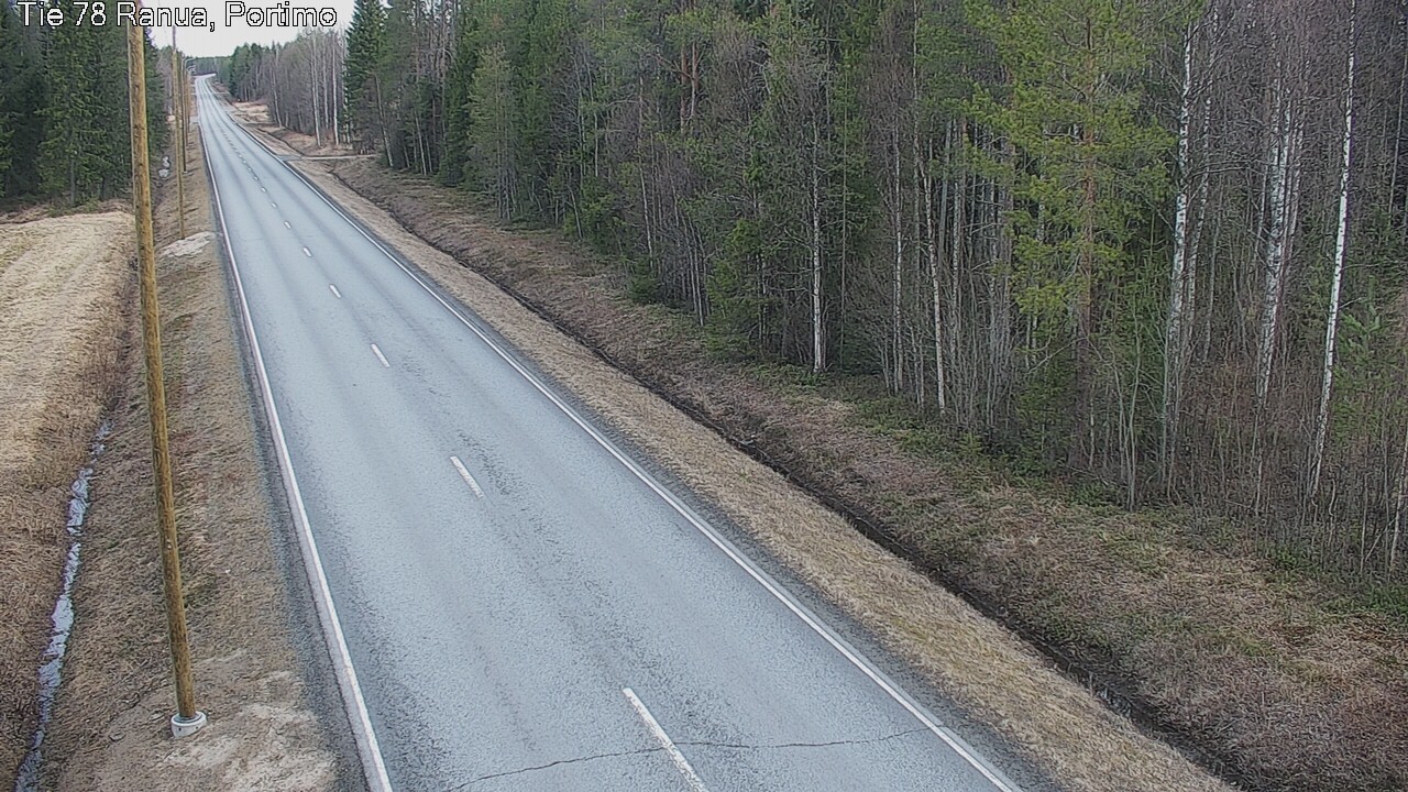 Weather Camera Image Väg 78 Ranua Portimo_Kevyt, Ranua, Lappi