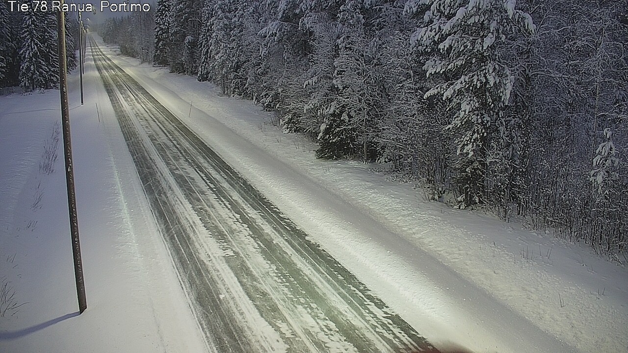 Weather Camera Image Väg 78 Ranua Portimo_Kevyt, Ranua, Lappi