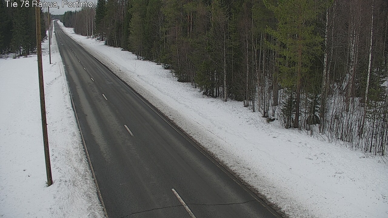 Weather Camera Image Väg 78 Ranua Portimo_Kevyt, Ranua, Lappi