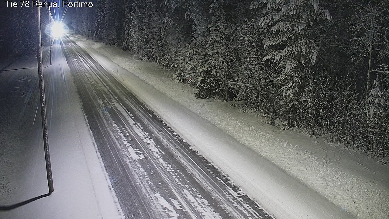 Weather Camera Image Väg 78 Ranua Portimo_Kevyt, Ranua, Lappi