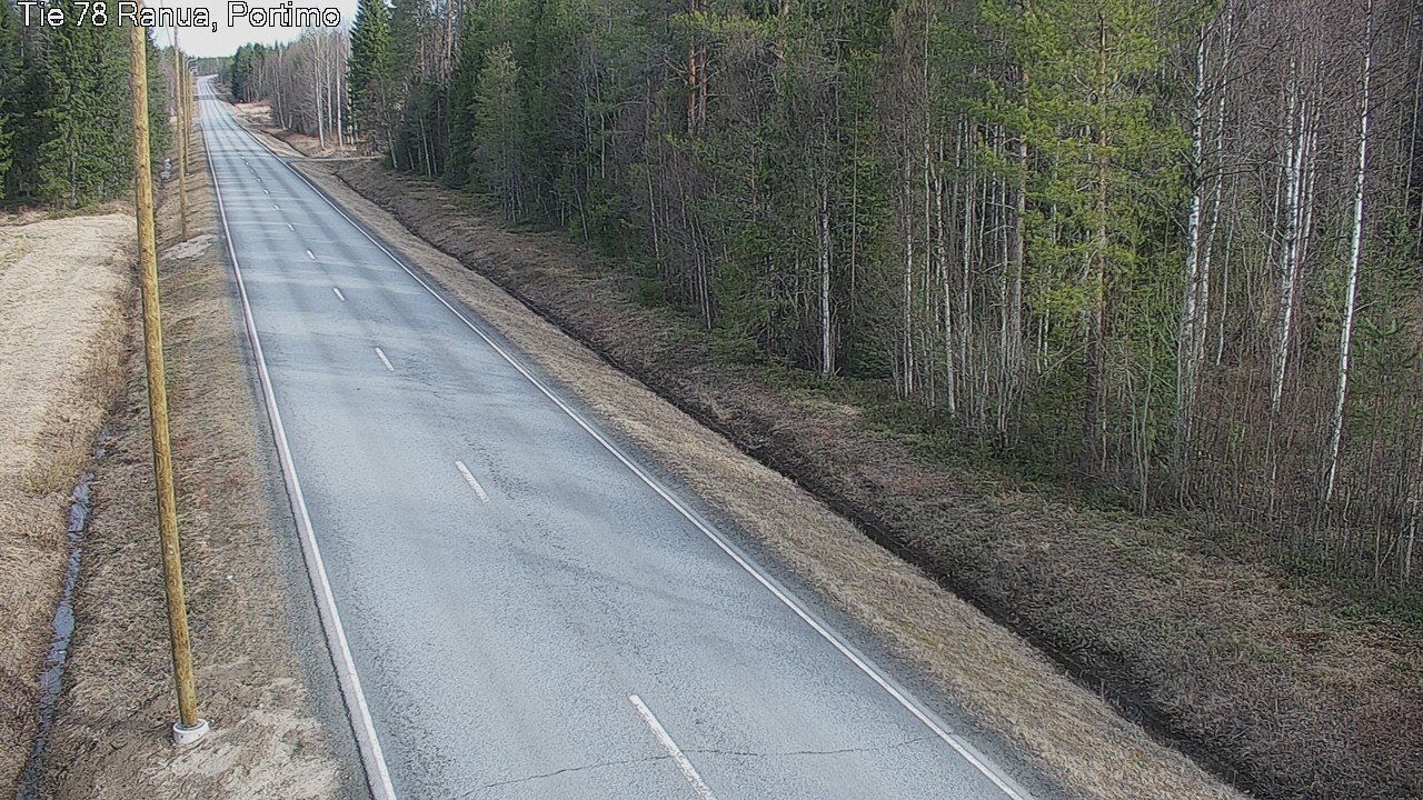 Weather Camera Image Väg 78 Ranua Portimo_Kevyt, Ranua, Lappi