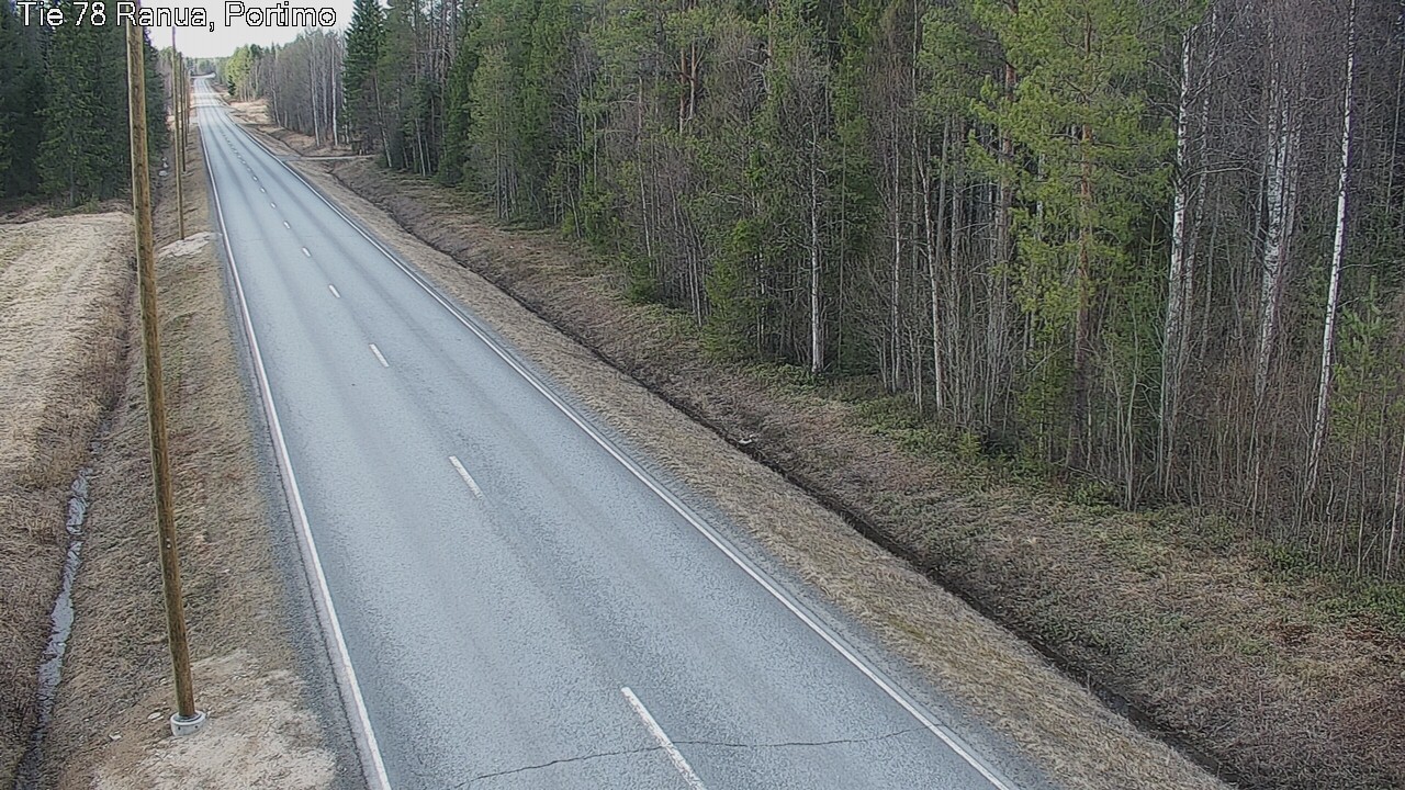 Weather Camera Image Väg 78 Ranua Portimo_Kevyt, Ranua, Lappi