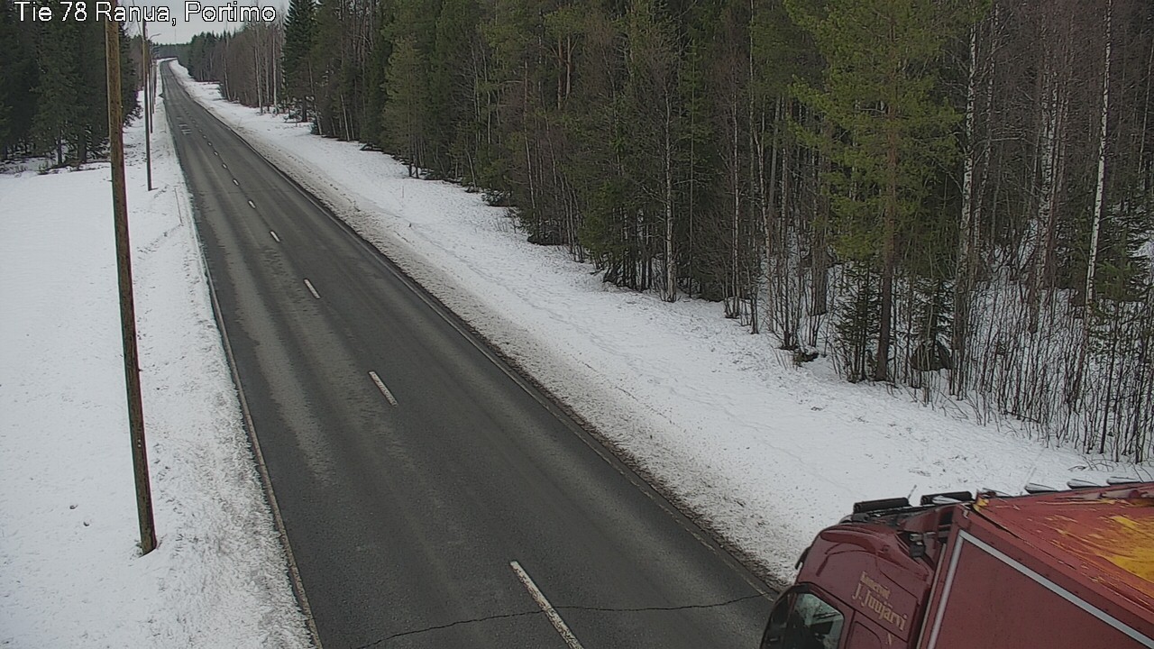 Weather Camera Image Väg 78 Ranua Portimo_Kevyt, Ranua, Lappi