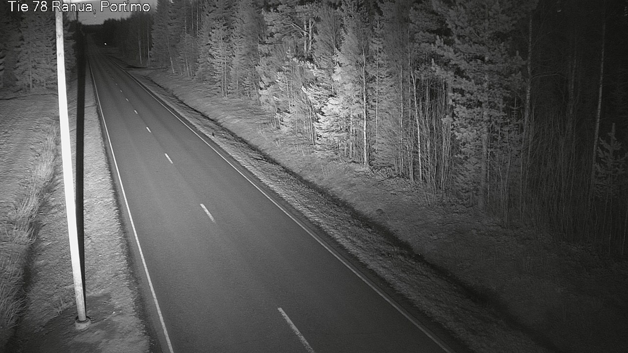 Weather Camera Image Road 78 Ranua Portimo_Kevyt, Ranua, Lappi