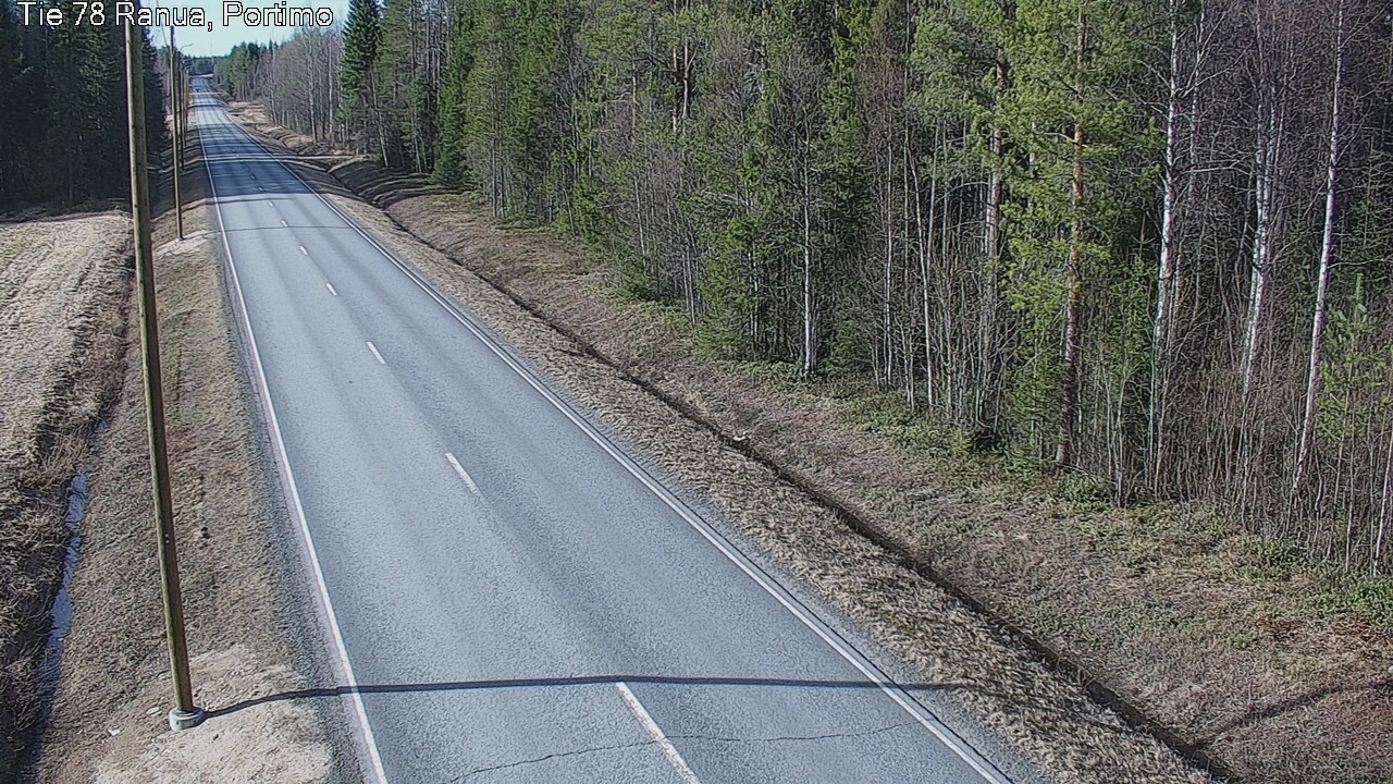 Weather Camera Image Väg 78 Ranua Portimo_Kevyt, Ranua, Lappi