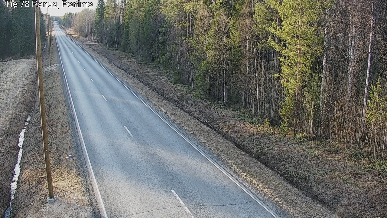 Weather Camera Image Väg 78 Ranua Portimo_Kevyt, Ranua, Lappi