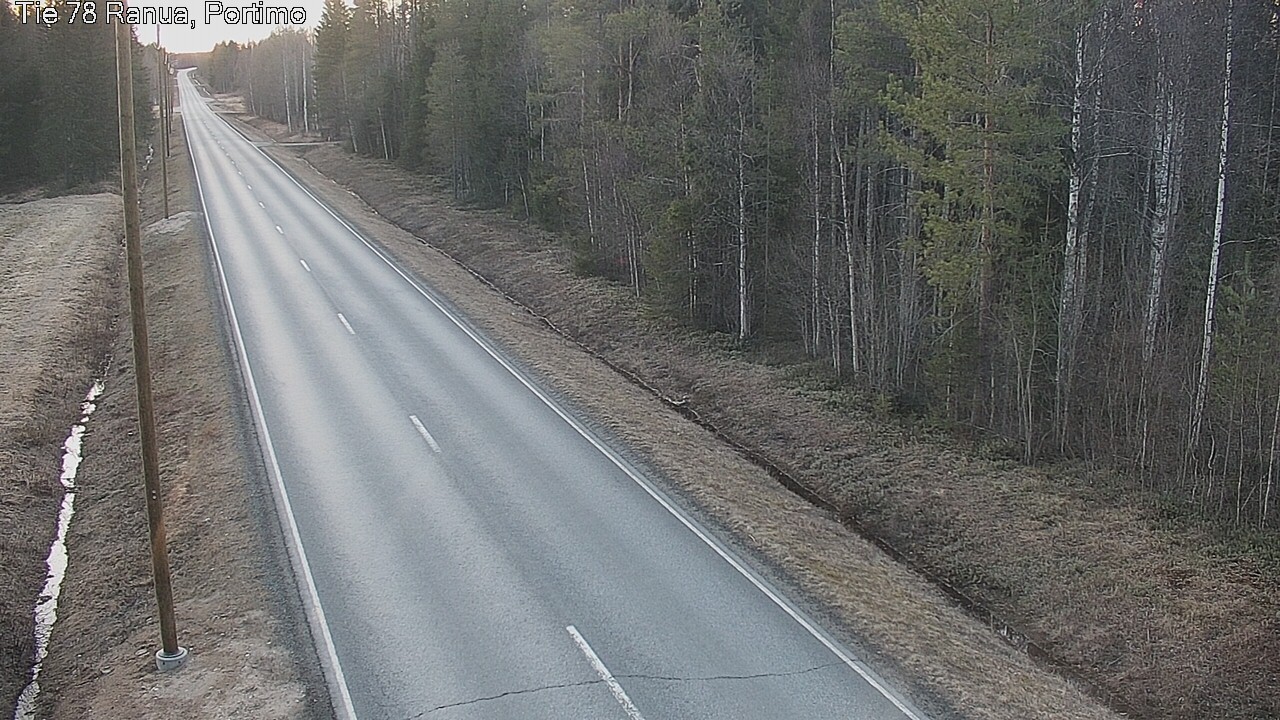 Weather Camera Image Road 78 Ranua Portimo_Kevyt, Ranua, Lappi