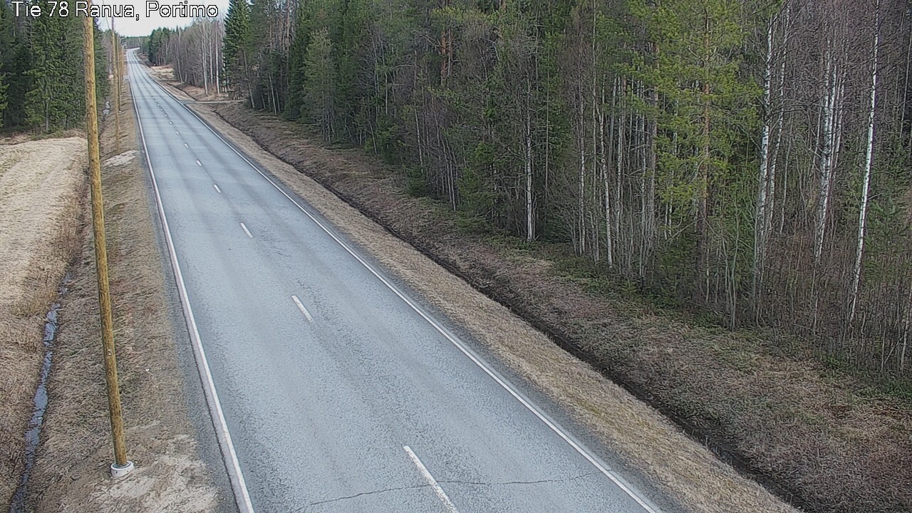 Weather Camera Image Väg 78 Ranua Portimo_Kevyt, Ranua, Lappi