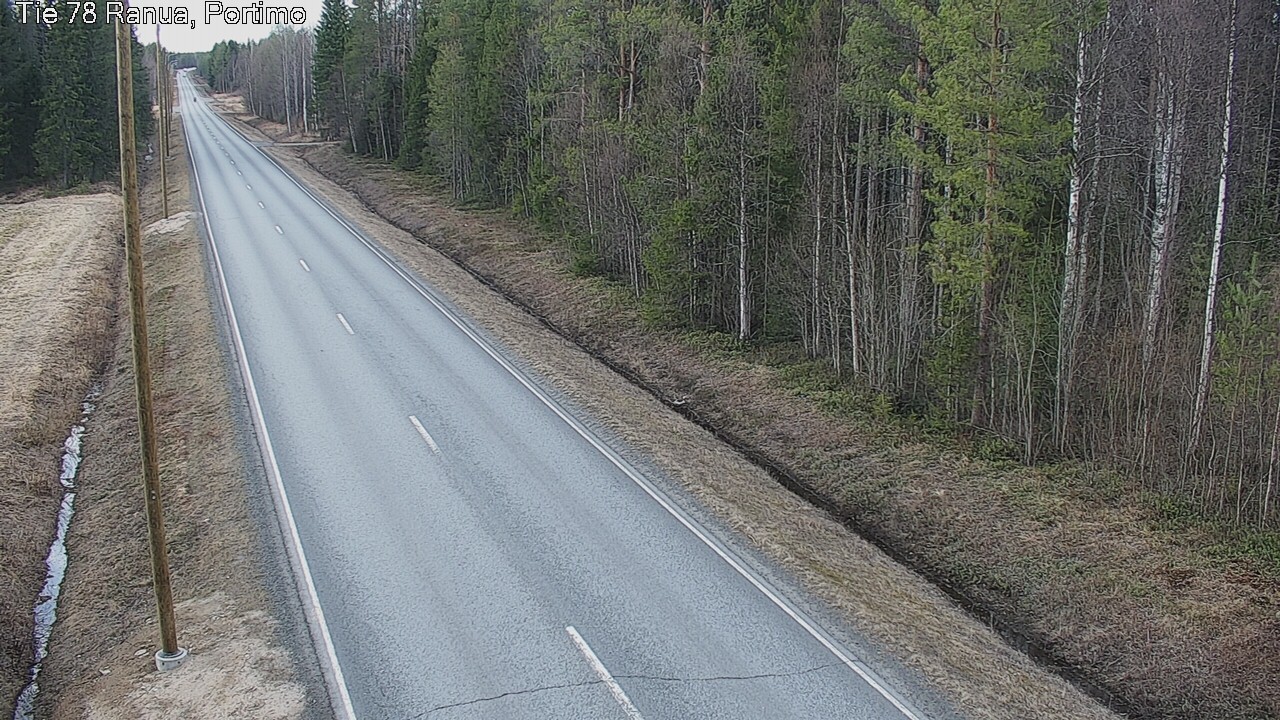 Weather Camera Image Väg 78 Ranua Portimo_Kevyt, Ranua, Lappi